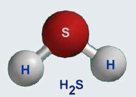 H2S molecule biogas